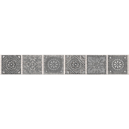 Бордюр AZORI Grazia Grey nefertiti 405*62