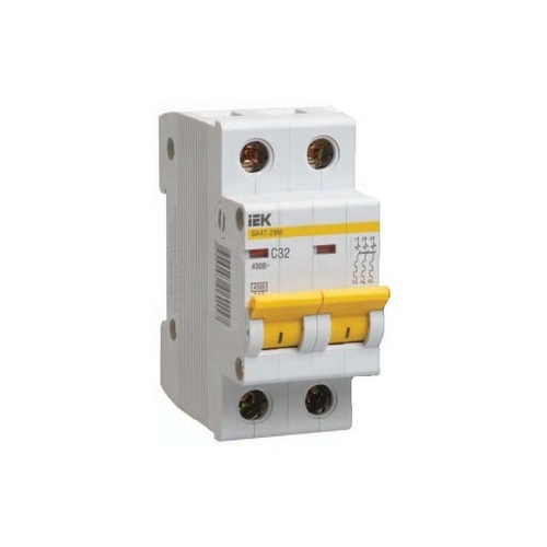 Авт.выкл.ИЭК 2P 32A ВА47-29 KARAT IEK