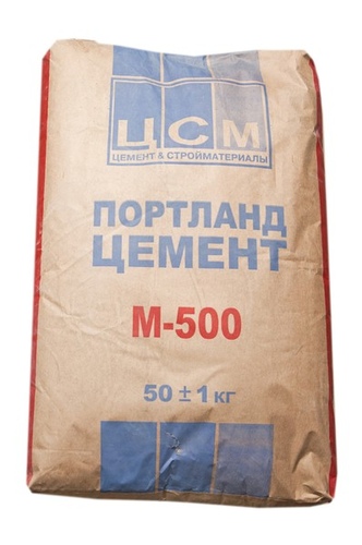 Цемент 500марка Новороссийск 45 кг
