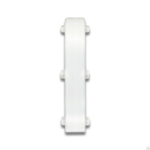 Соединитель С85 "Деконика" Белый глянцевый 001-G