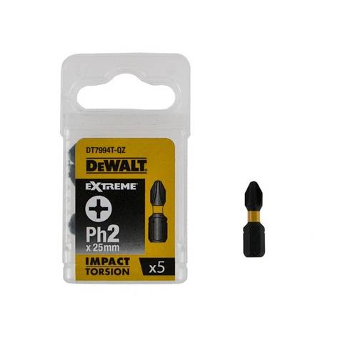Бита DeWalt PZ2 25мм DT7387T-QZ (5)