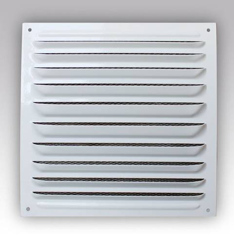 Решетка ERA 2525МЭ Эмаль с сеткой 250*250 сталь