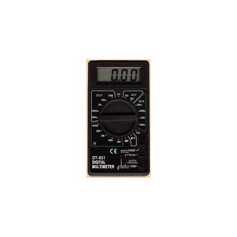 Мультиметр DT831, многофункц., в комплекте: набор щупов, крона, Smartbuy