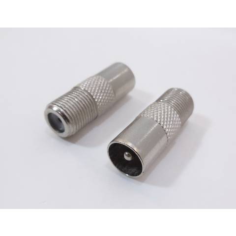 Переходник ЭРА Simple RS-A01 гнездо F-штекер TV