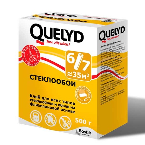 Клей обойный Qyelyd СТЕКЛООБОИ 500гр