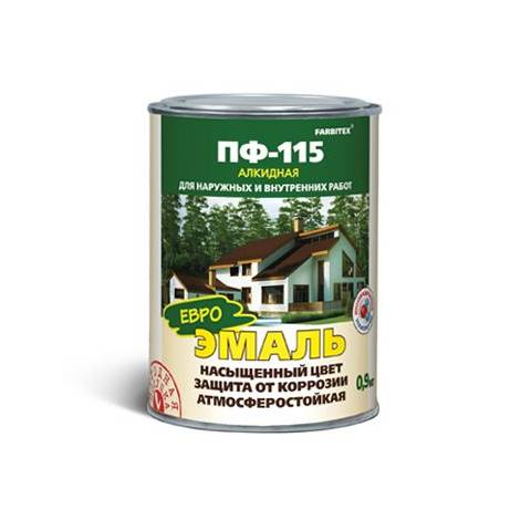 Эмаль ПФ115 Белая 1.9 кг Радуга