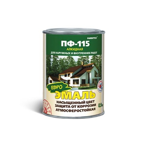 Эмаль ПФ115 Белая 1.9 кг Радуга