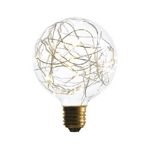 Лампа LED RGB E27 3W G95 Фарлайт