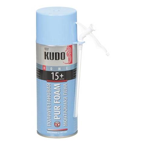 Пена монтажная KUDO PUR FOAM 15+ (520 мл)