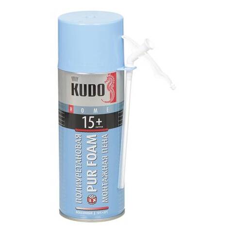 Пена монтажная KUDO PUR FOAM 15+ (520 мл)