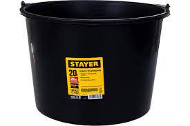 Ведро строительное пластмассовое, высокопрочное STAYER 20л
