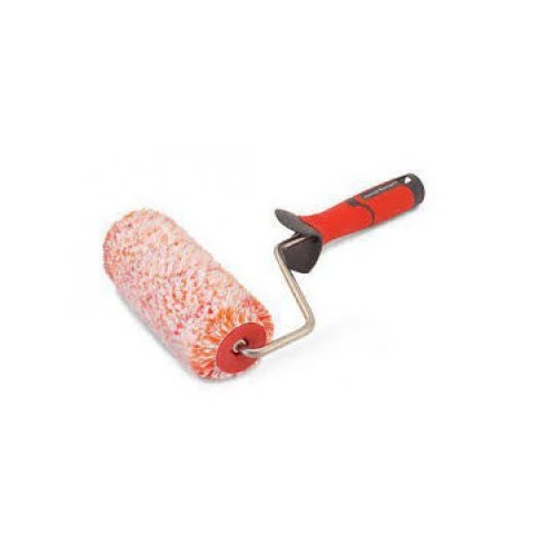 Валик 18см,ядро47, полиакрил18мм красно-белый 84525802