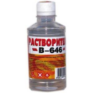 Растворитель 646 (0,5л/0,4 л)
