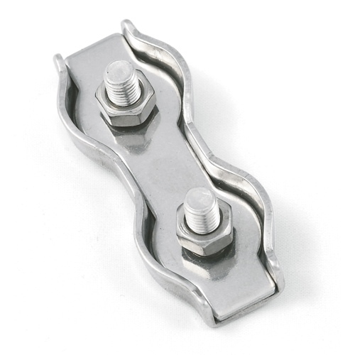 Зажим для ст. канатов двойной DUPLEX 4 скин 2шт