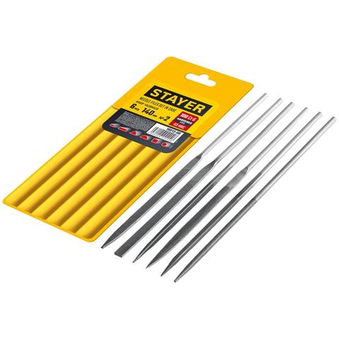 Набор надфилей STAYER 6 шт 140 мм 1603-10-H6_z02