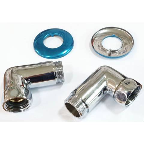 Арматура для П/сушителя угловая 3/4-1/2 (г/ш) пара