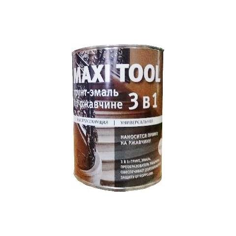 Грунт-эмаль по ржавчине Светло-серая (0.8) MAXI TOOL