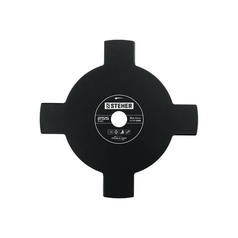 Нож для триммера TB-4 255 мм 4T STEHER 75135