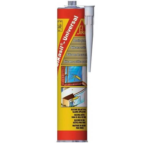 Герметик силик. Sika Sikasil 142 белый 280 мл. universal