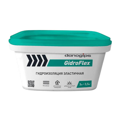 Гидроизоляция Danogips GidroFlex 3кг