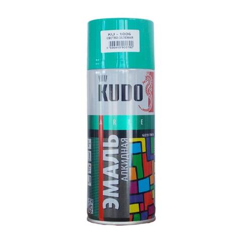 Эмаль аэрозоль KUDO 520мл светло-зеленая KU-1006
