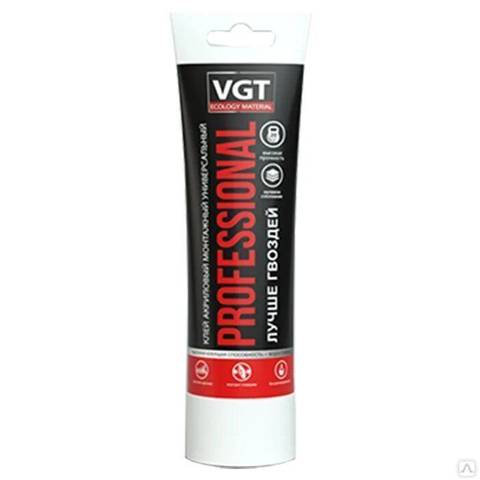 Жидкие гвозди ВГТ Professional 0.3кг Белый