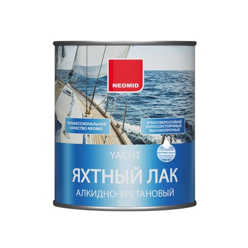 Лак яхтный Неомид 2л. глянцевый