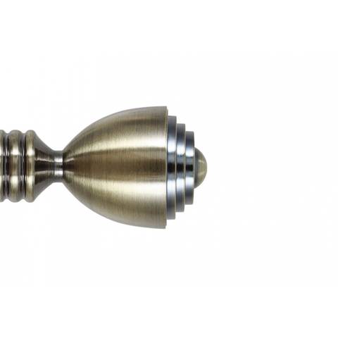 Наконечник Грааль 25мм серебро-мат в уп. 1шт