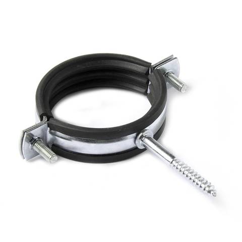 Хомут трубный 1 1/2" (48-52) (шпилька М8 + дюбель)