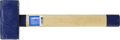 Кувалда СИБИН 3 кг с деревянной удлинённой рукояткой 20133-3