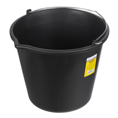 Ведро строит.резинопласмас.16л/Р/усил.