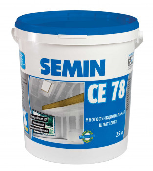 Шпатлевка SEMIN CE 78 universal синяя крышка 20 кг