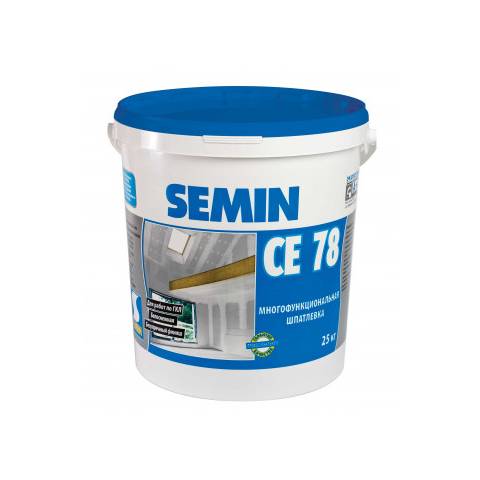 Шпатлевка SEMIN CE 78 universal синяя крышка 20 кг