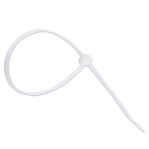 Хомут Fortisflex нейлон КСО 4*150 белый с отвер.под винт 80529