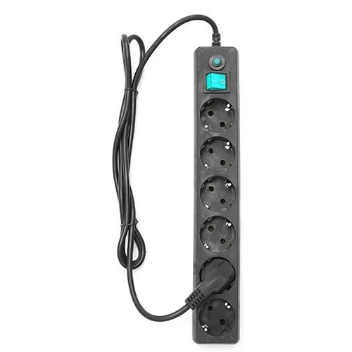 Сетевой фильтр Stekker Techno ПВС3*1 4роз. с/з белый 1,8м..50147