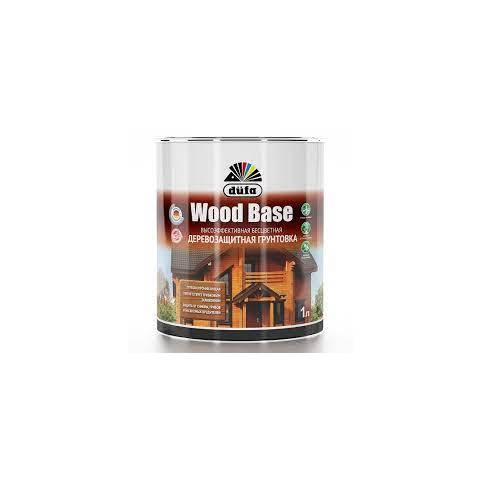 Грунт Dufa для защиты древесины Wood Base с биоцидом бесцветная 1 л