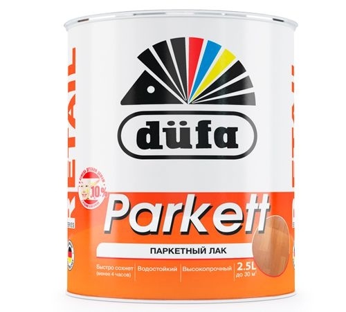 Лак паркетный Dufa Parkett полуматовый 0,75 л