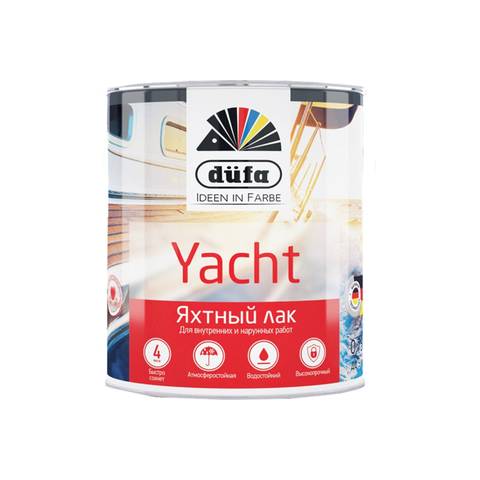 Лак яхтный Dufa Retail Yacht глянцевый 750 мл.,