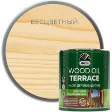 Масло деревозащитное Dufa WOOD OIL TERRACE Бесцветый (0,8 л)