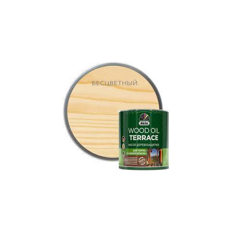 Масло деревозащитное Dufa WOOD OIL TERRACE Бесцветый (0,8 л)