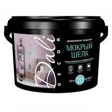 Покрытие Dali-Decor "Мокрый шелк" БЕЛЫЙ ПЕРЛАМУТР (2,5 кг)