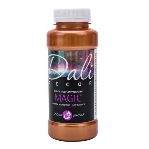 Эмаль перламутровая акриловая Dali-Decor Magic 0,25л Бронза 20523