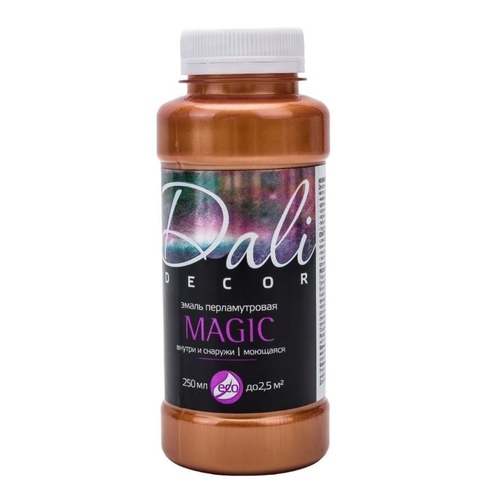 Эмаль перламутровая акриловая Dali-Decor Magic 0,25л Бронза 20523
