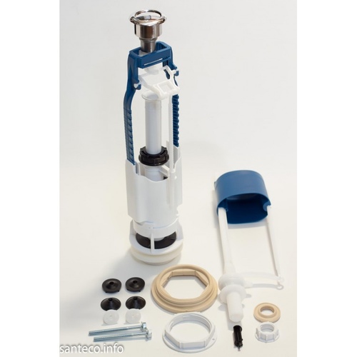 Арматура для унитаза с однокноп.выпуск.С ниж.клап.1/2