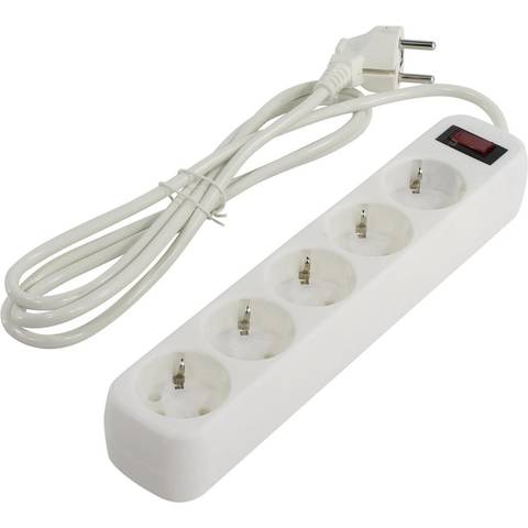 Сетевой фильтр ЭРА 5роз. 5м 10А USF-5es-5m-B 681820