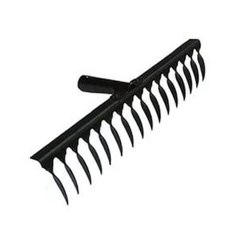 Грабли пласт.,430мм.,13 прямых зубьев,усил.,метал.черенок,LUXE/Palisad 61739